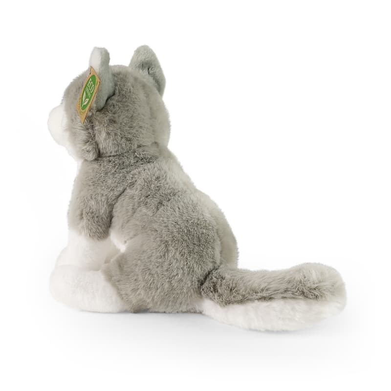 Rappa - Plush Realistic Sitting Husky Dog 23 cm Eco-Friendly Soft Collection 4