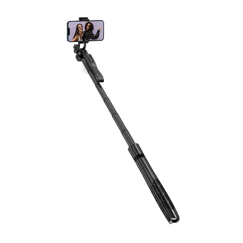 Crong SelfieGo Ultra – Aluminum Bluetooth Selfie Stick Tripod (Black) 5