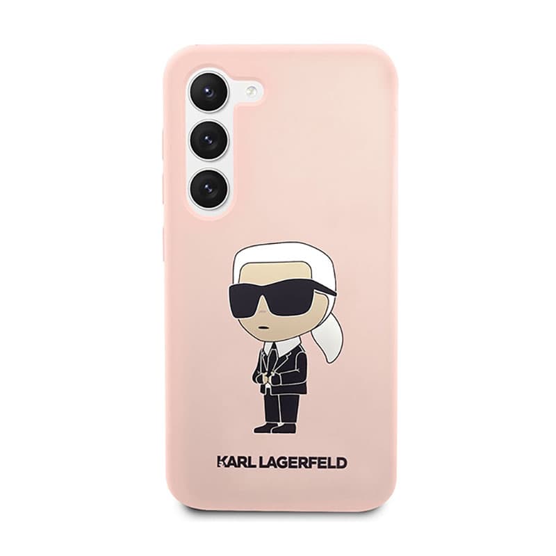 Karl Lagerfeld Silicone NFT Ikonik - Case for Samsung Galaxy S23+ (Pink) 3