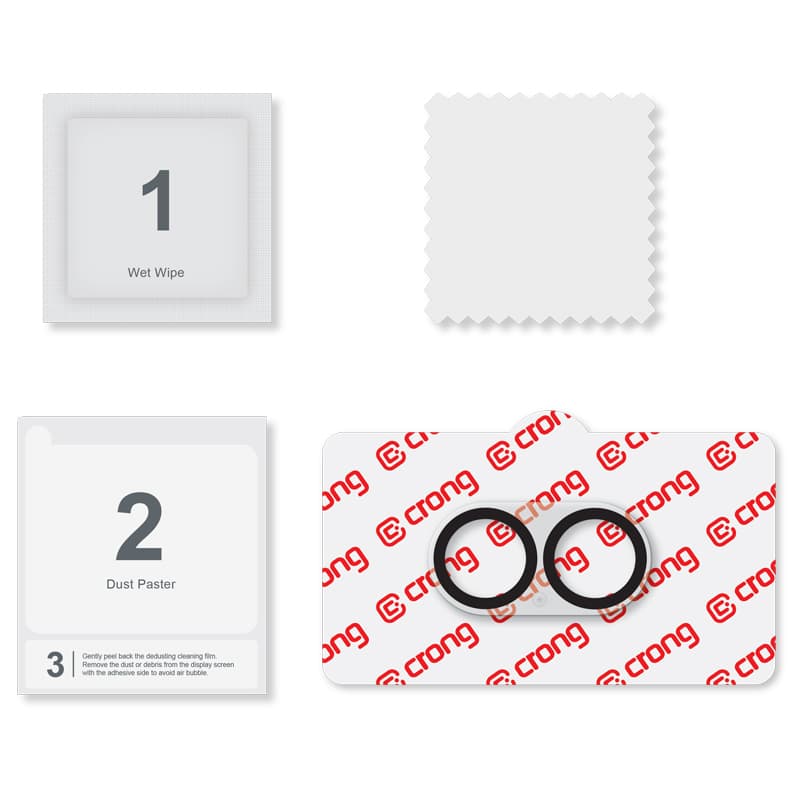 Crong Lens Shield - Glass for the camera and lens of the iPhone 17 2