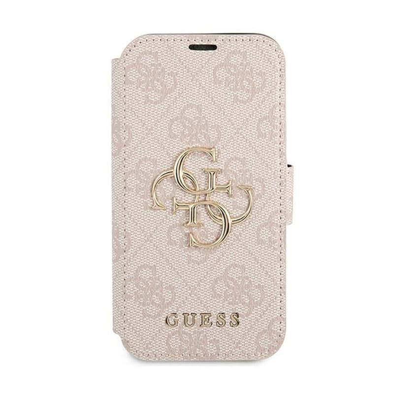 Guess Booktype 4G Big Metal Logo - Case for iPhone 13 Pro Max (Pink) 2