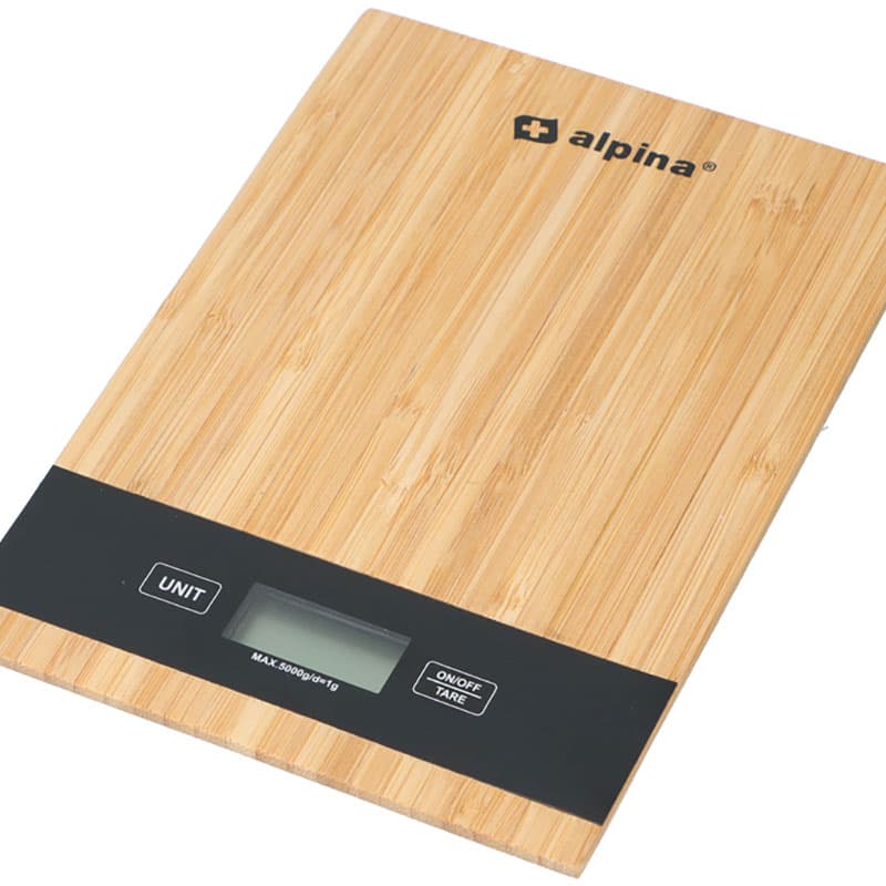 Alpina - Digital bamboo kitchen scale 5 kg 2