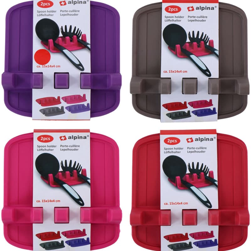 Alpina - Spoon / utensil holder 2 pcs (purple) 2