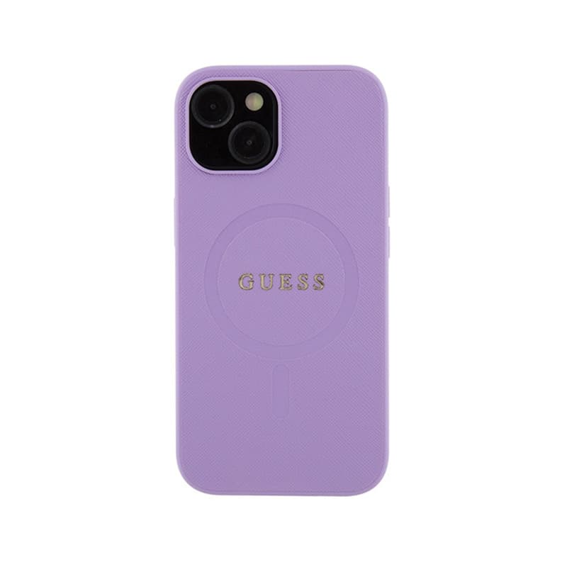 Guess Saffiano MagSafe - iPhone 15 Case (purple) 3