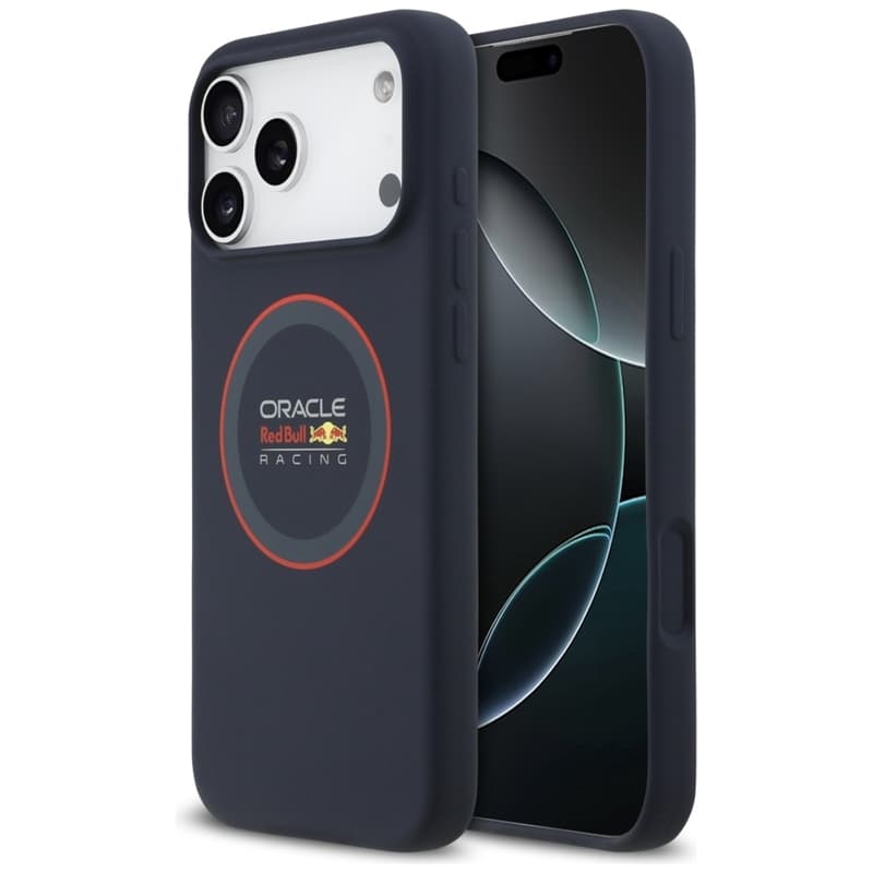 Red Bull Silicone Red Ring MagSafe - iPhone 17 Pro Max Case (Navy Blue) 1