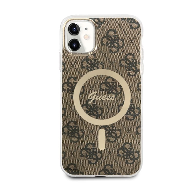 Guess 4G MagSafe - Case for iPhone 11 (Brown) 2