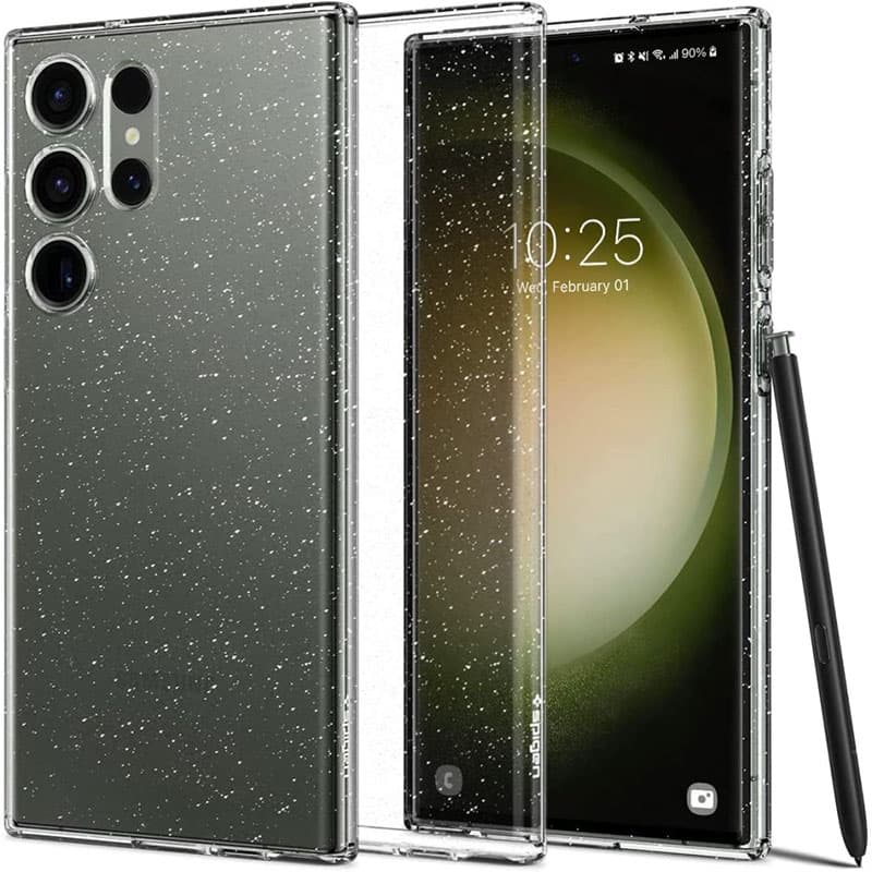 Spigen Liquid Crystal Gliiter - Case for Samsung Galaxy S23 (Transparent)