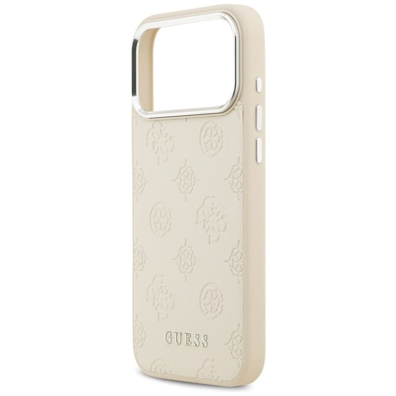 Guess Peony Hot Stamp Script MagSafe - Case iPhone 17 Pro Max (beige) 6