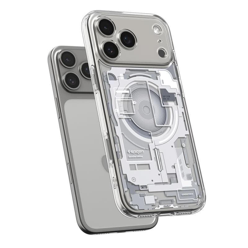 Spigen Ultra Hybrid Mag MagSafe - Case for iPhone 17 Pro (Zero One White) 5