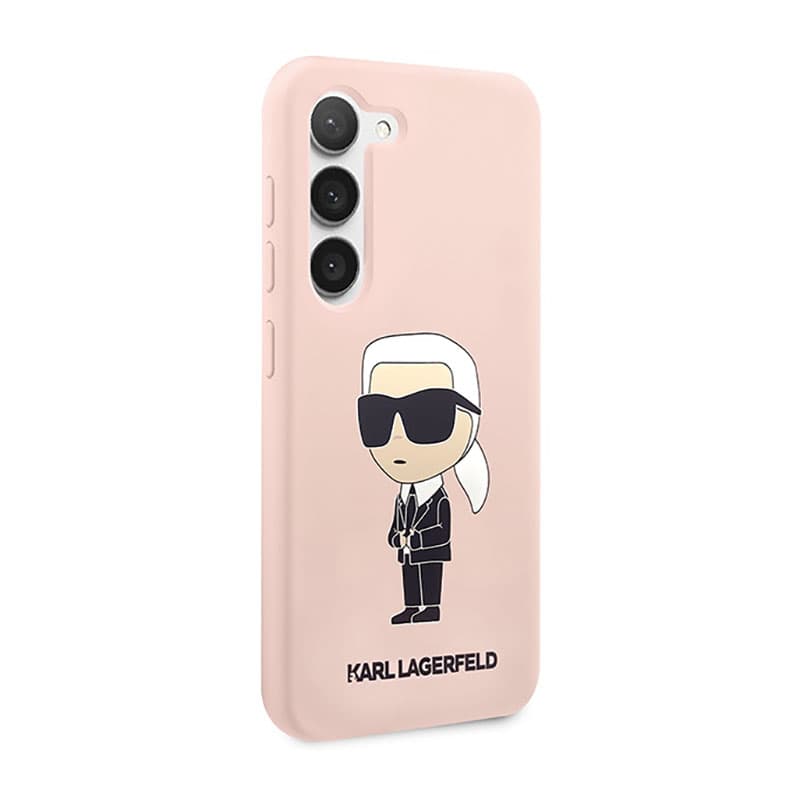 Karl Lagerfeld Silicone NFT Ikonik - Case for Samsung Galaxy S23+ (Pink) 4