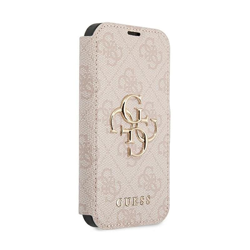 Guess Booktype 4G Big Metal Logo - Case for iPhone 13 Pro Max (Pink) 3