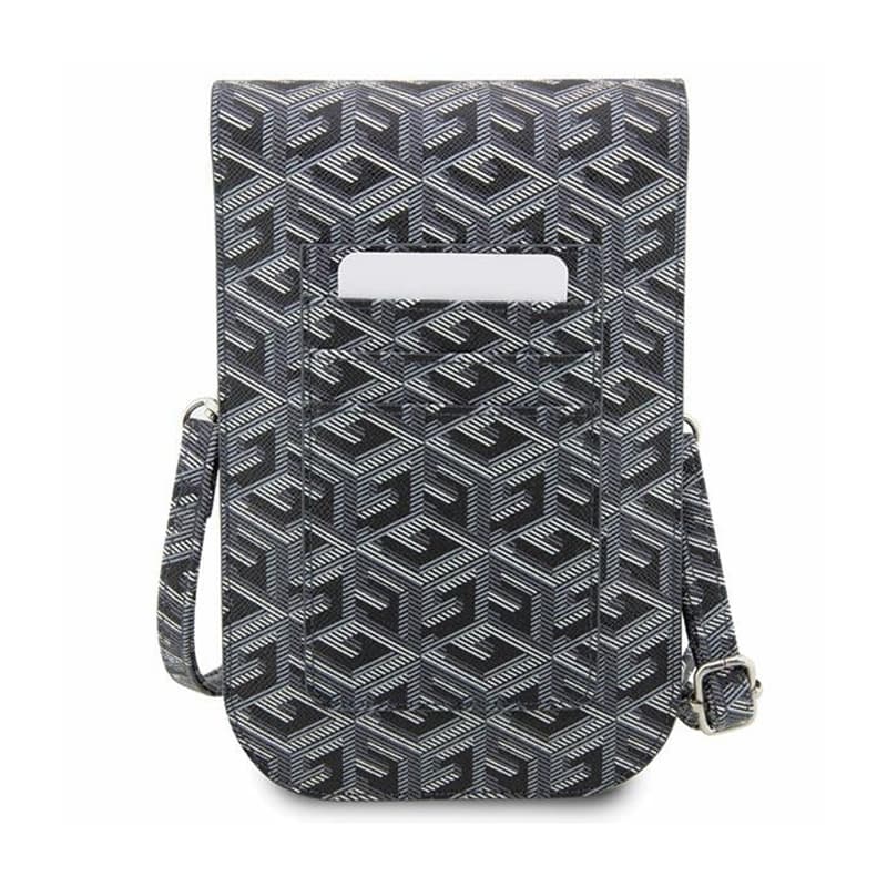Guess GCube Stripe Phone Bag - Bag with smartphone compartment (Black) 5
