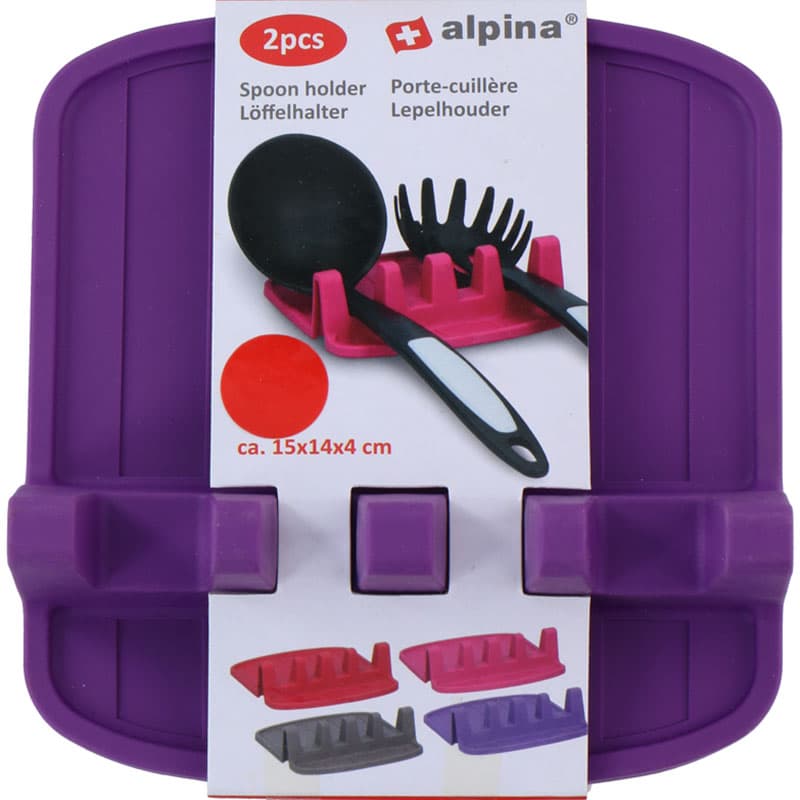 Alpina - Spoon / utensil holder 2 pcs (purple) 1
