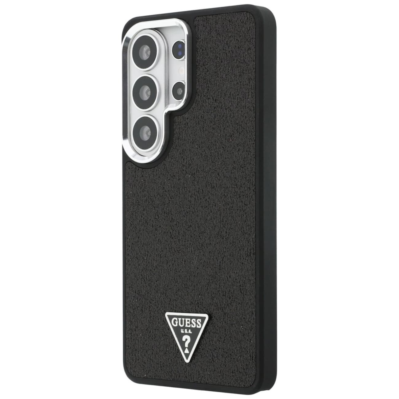 Guess Fixed Glitter Triangle MagSafe - Samsung Galaxy S26 Ultra Case (Black) 2