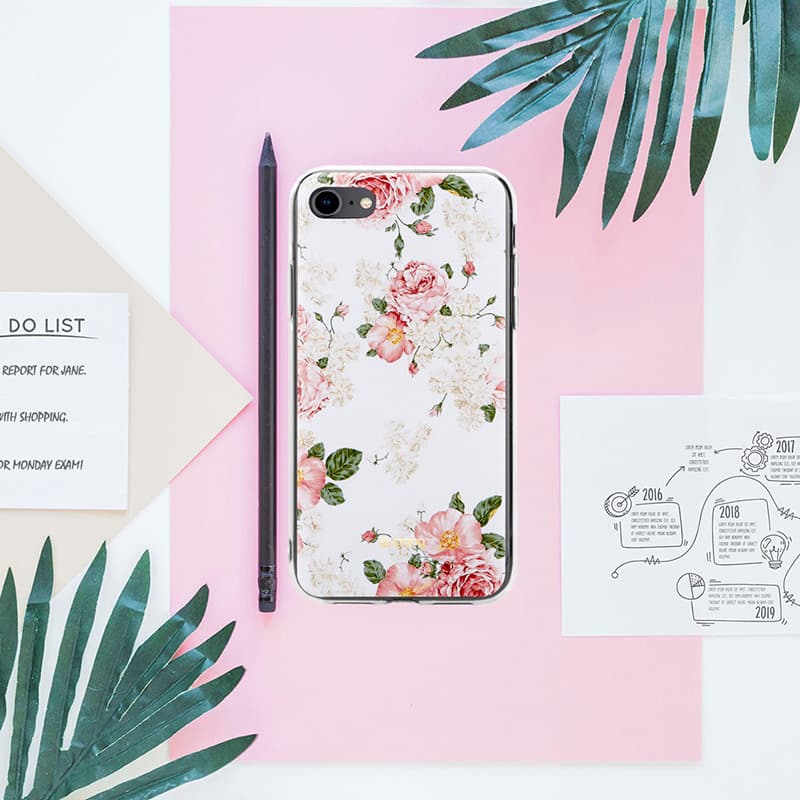 Crong Flower Case – iPhone SE (2022/2020) / 8 / 7 Case (Pattern 02) 7