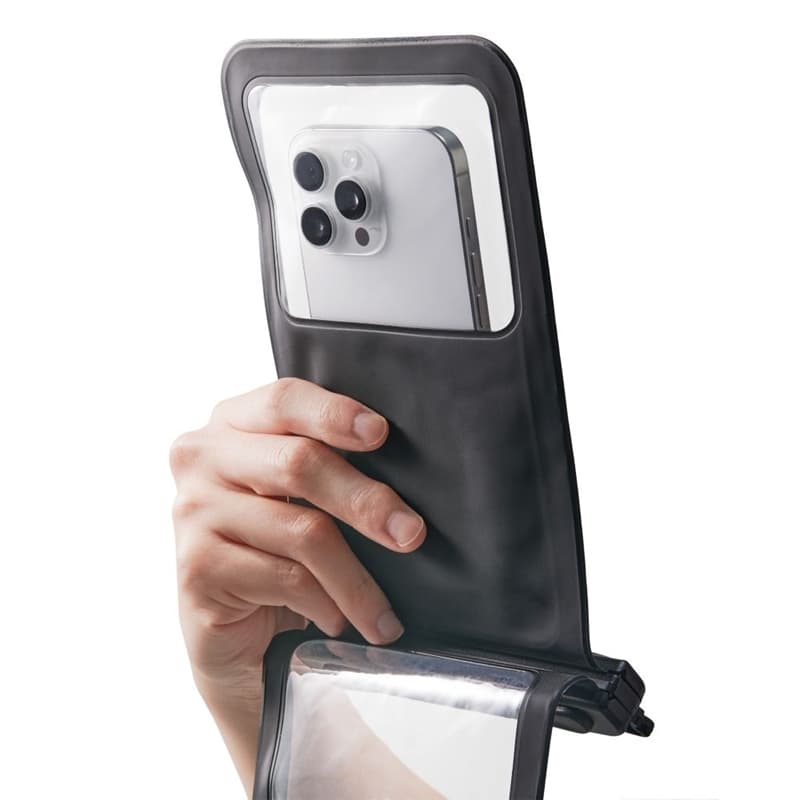 Spigen A603 Universal Waterproof Case - Waterproof Case for Smartphones up to 6.9" (Black) 7