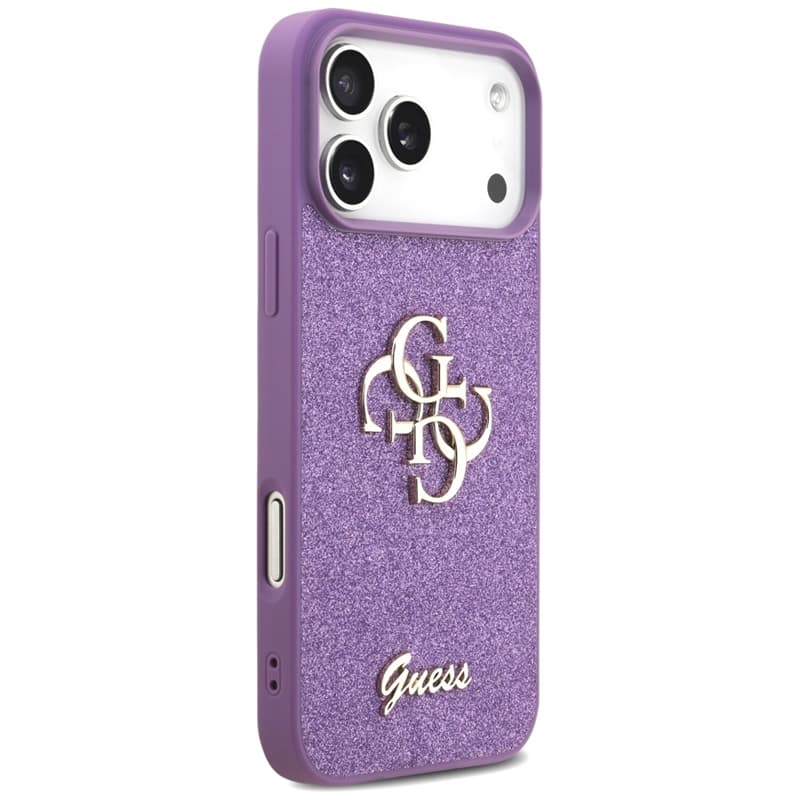 Guess Fixed Glitter Big 4G - Case iPhone 17 Pro Max (lilac) 4