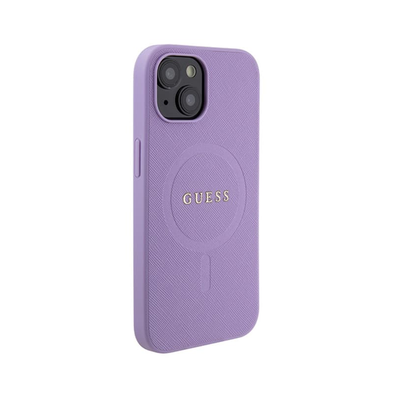 Guess Saffiano MagSafe - iPhone 15 Case (purple) 4