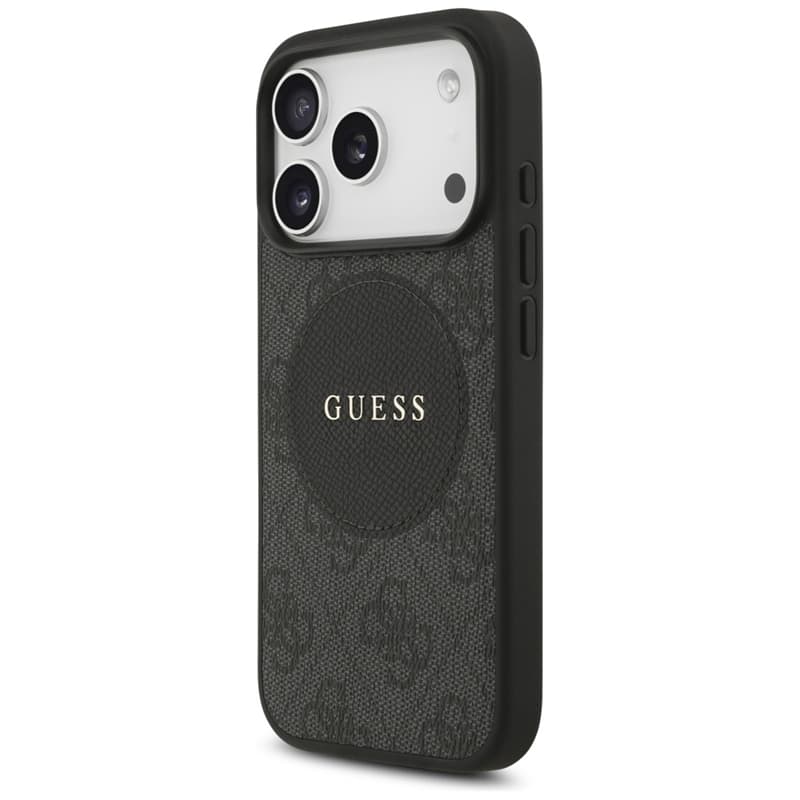 Guess 4G Circle Classic Logo MagSafe – Case iPhone 17 Pro (Black) 2