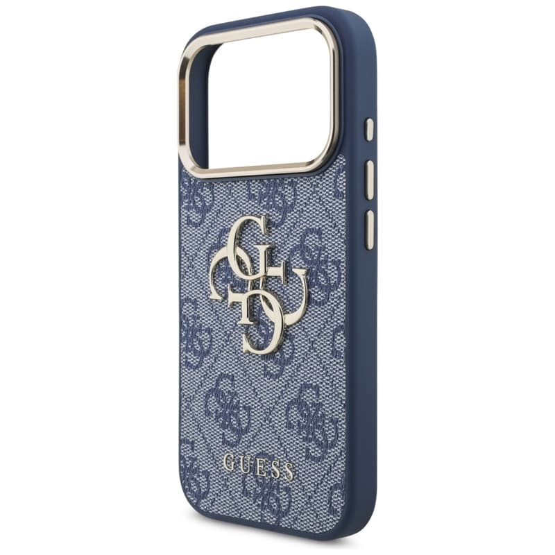 Guess 4G Big 4G Classic Logo - Case iPhone 17 Pro (Blue / Gold) 6