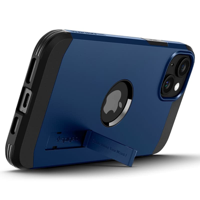 Spigen Tough Armor Mag MagSafe - Case for iPhone 15 (Navy Blue) 8