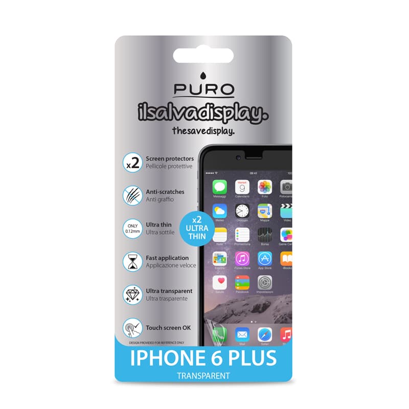 PURO Two films for the screen - iPhone 6s Plus / iPhone 6 Plus 2