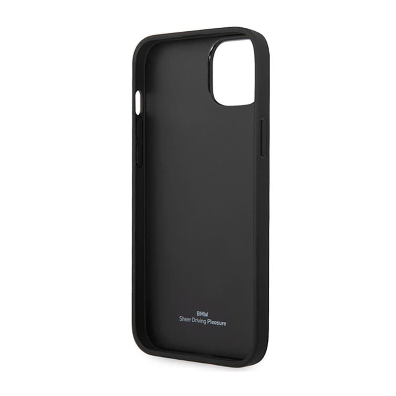 BMW Leather Diamond Pattern - Case for iPhone 14 (Burgundian) 7