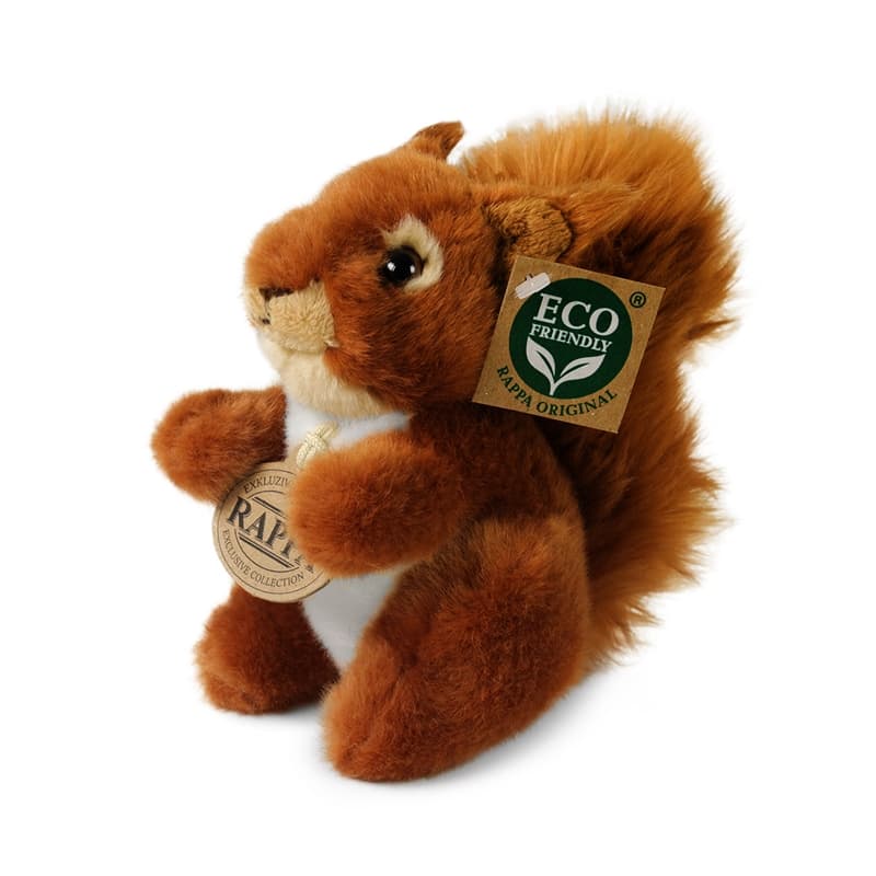 Rappa - Realistic Plush Squirrel 16 cm Eco-Friendly 1