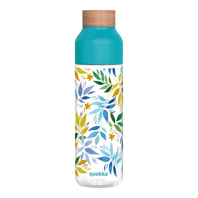 Quokka Ice - ecozen Water Bottle 840 ml (Watercolor Leaves)