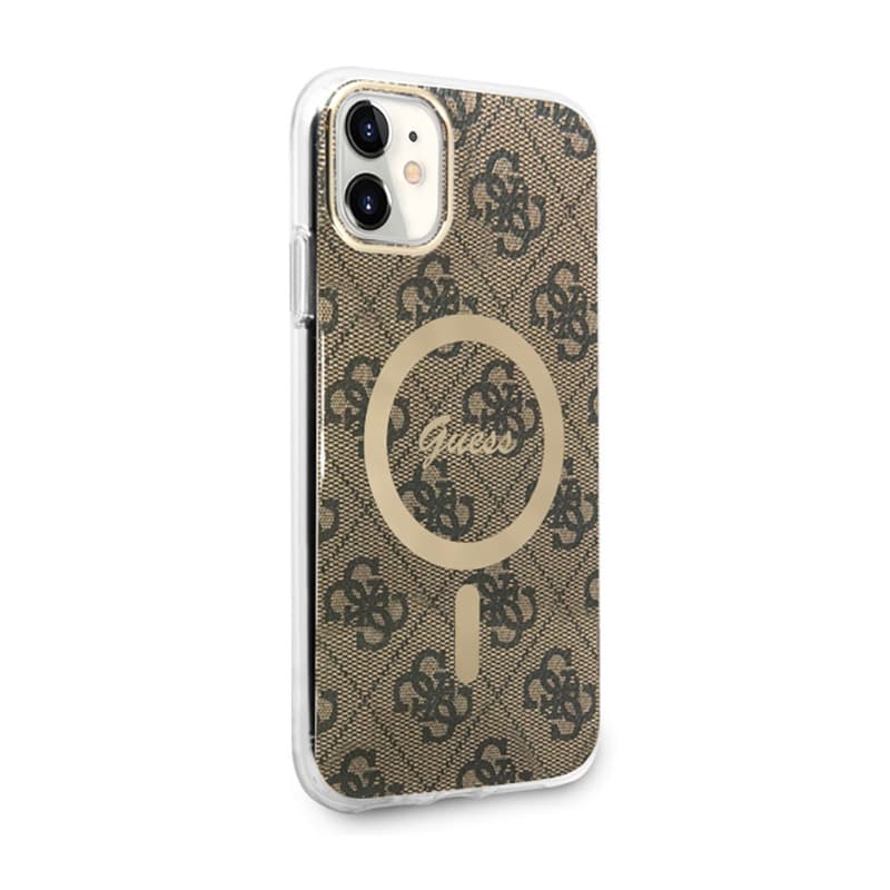 Guess 4G MagSafe - Case for iPhone 11 (Brown) 3