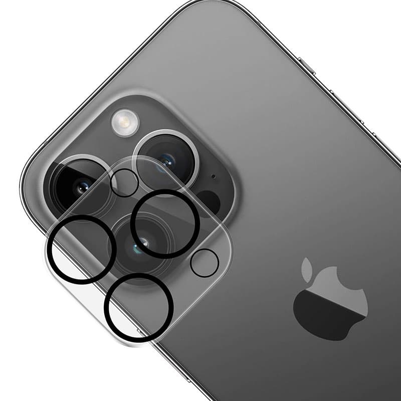 3mk Lens Pro Full Cover - Camera Lens Glass for iPhone 15 Pro / 15 Pro Max 2