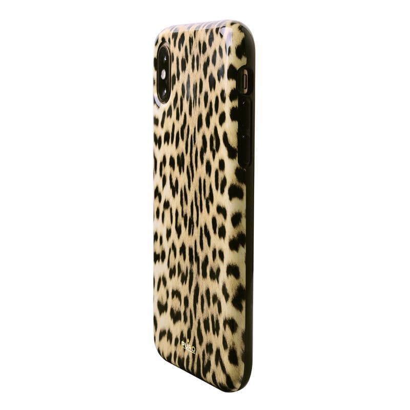 PURO Glam Leopard Cover - Case for iPhone Xs / X (Leo 1) 2