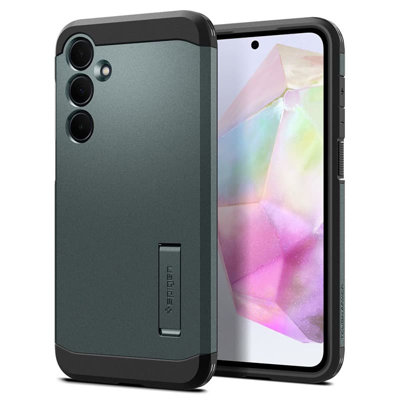 Spigen Tough Armor - Case for Samsung Galaxy A35 5G (Abyss Green)