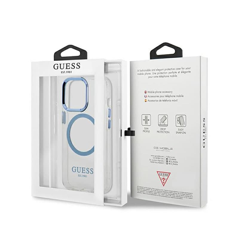 Guess Metal Outline MagSafe - Case for iPhone 13 Pro (Clear) 8