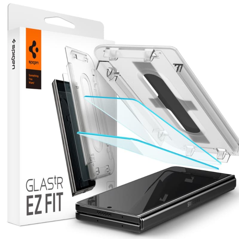 Spigen Glas.TR EZ Fit 2-Pack - Tempered glass for Samsung Galaxy Z Fold 5 (2 pieces)