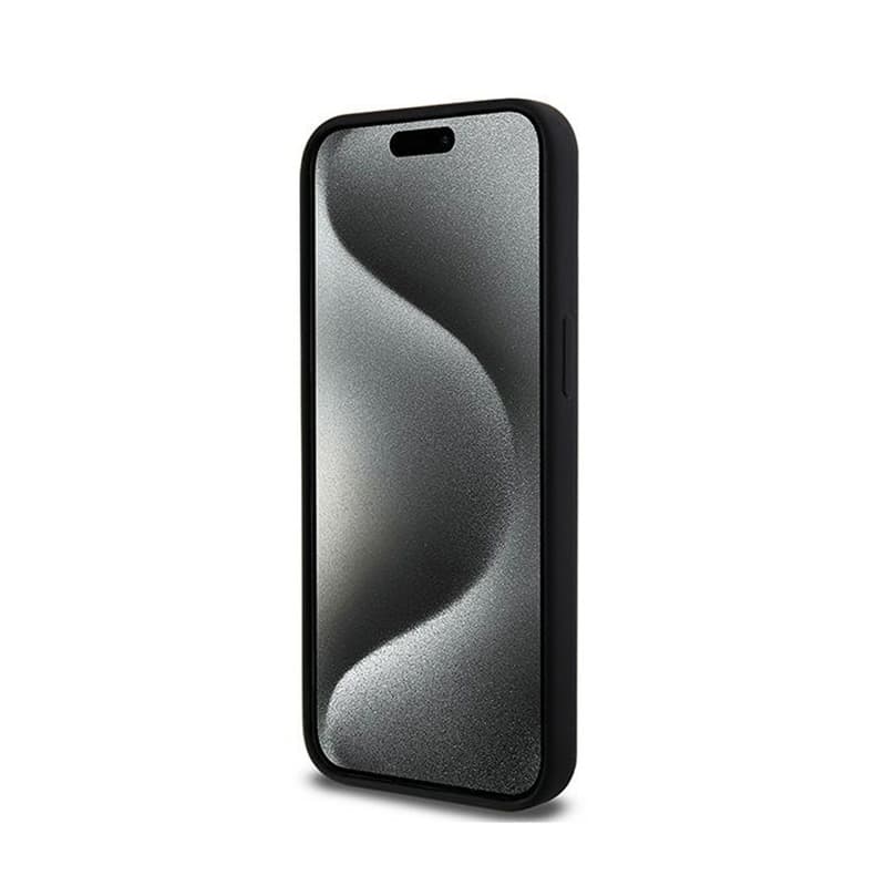 DKNY Liquid Silicone White Printed Logo MagSafe - Case for iPhone 13 Pro Max (black) 5