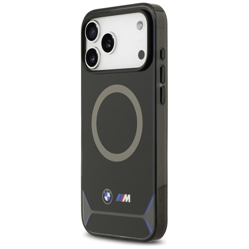 BMW M IML Metal Buttons & Logo MagSafe - Case iPhone 17 Pro Max (black-blue) 2