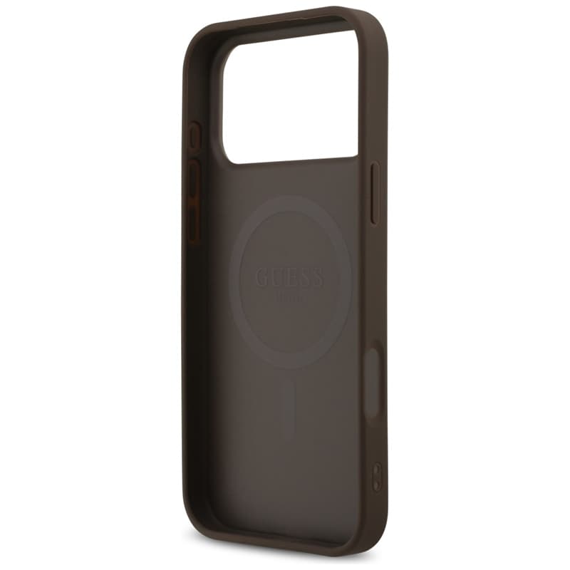 Guess 4G Printed Stripes MagSafe - Case iPhone 17 Pro Max (brown) 7