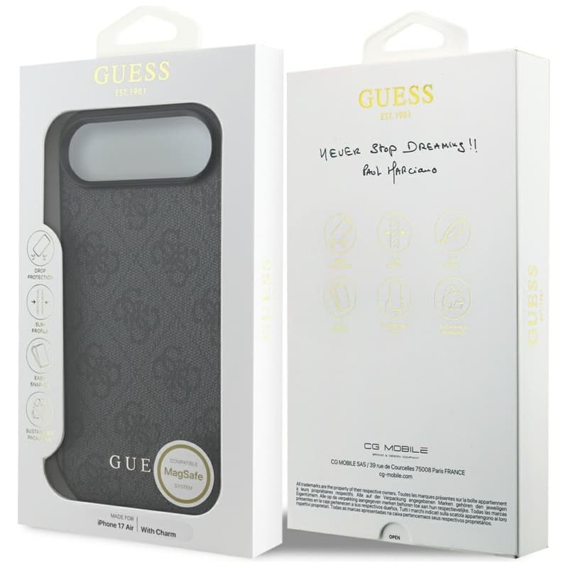 Guess 4G Charms Collection MagSafe - iPhone Air Case (Black) 7