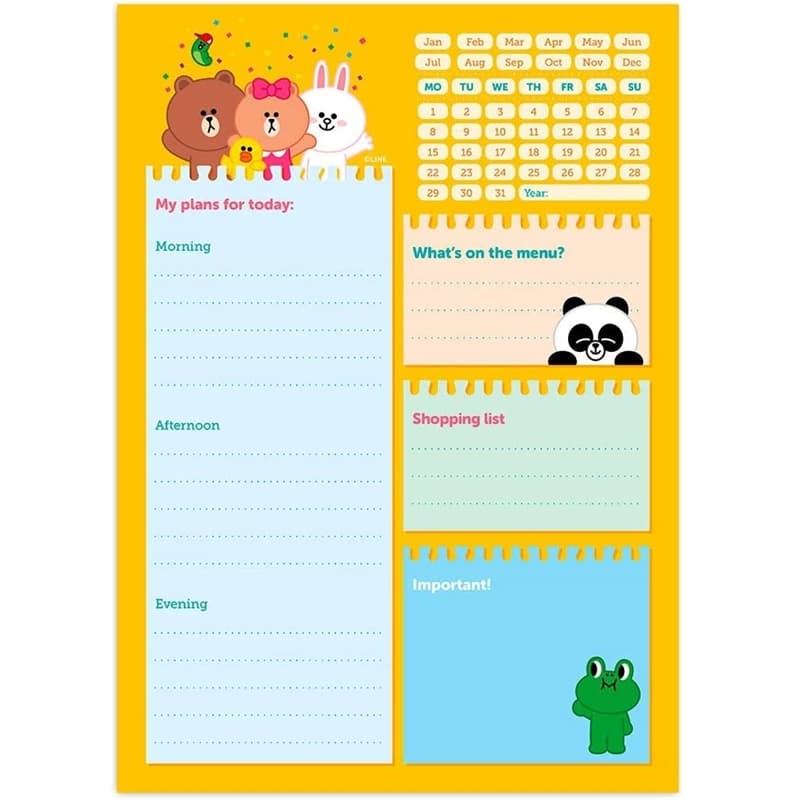 LINE FRIENDS - Planner A5 2