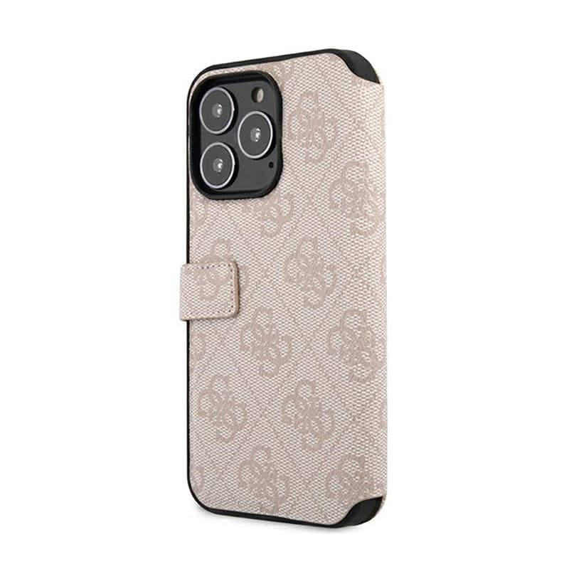 Guess Booktype 4G Big Metal Logo - Case for iPhone 13 Pro Max (Pink) 4