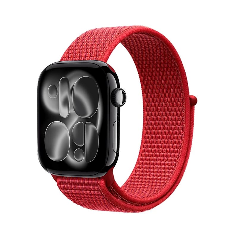 Crong Nylon - Sport Band for Apple Watch 38/40/41/42 mm (Red Fusion) 1