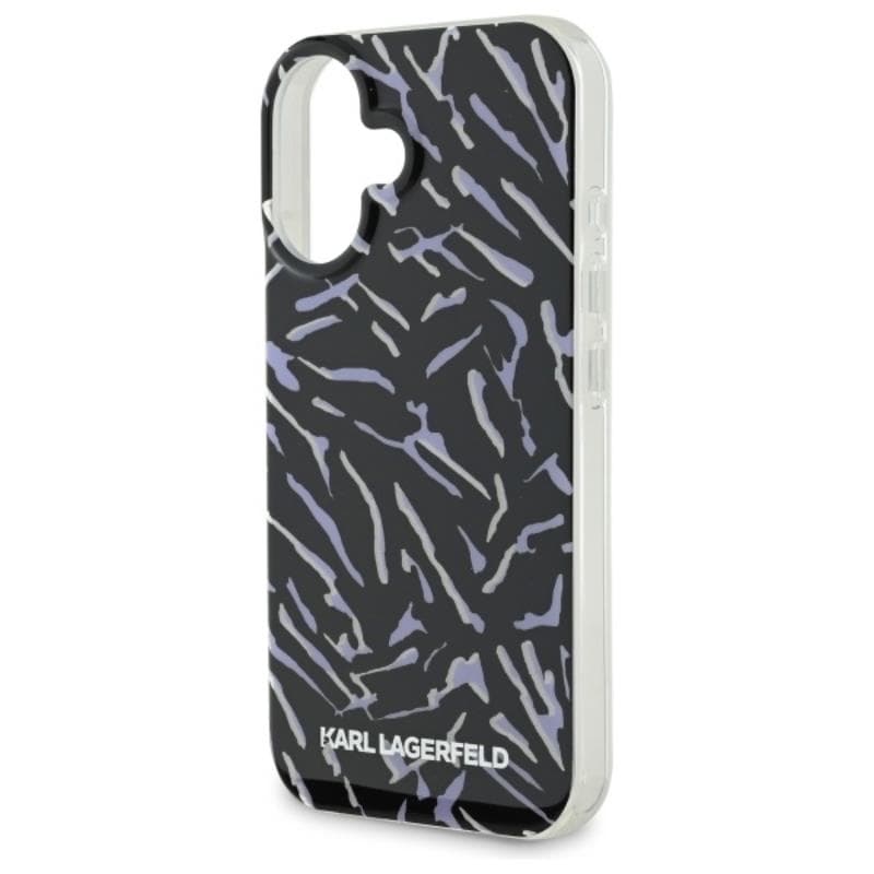 Karl Lagerfeld Zebra With Cord - Case for iPhone 16 (purple) 5
