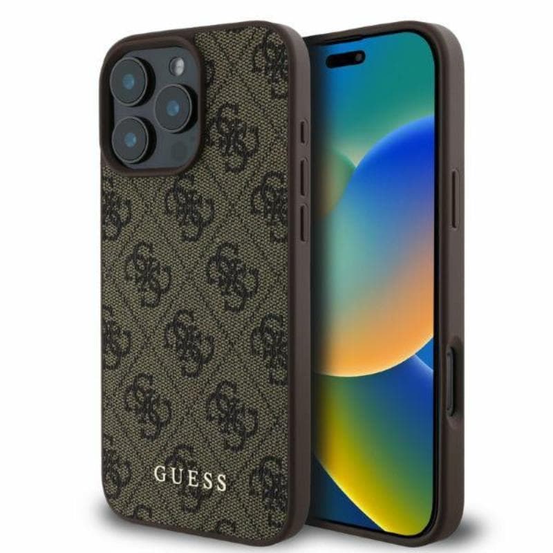 Guess 4G Classic - Case iPhone 16 Pro (brown) 1