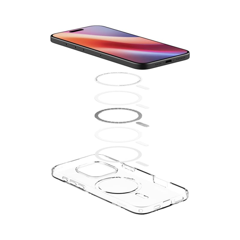 Spigen Liquid Crystal Mag MagSafe - Case for iPhone 16 Pro (Clear) 6