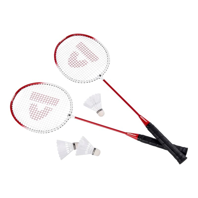 Donnay - 6-piece badminton set in a case (red)