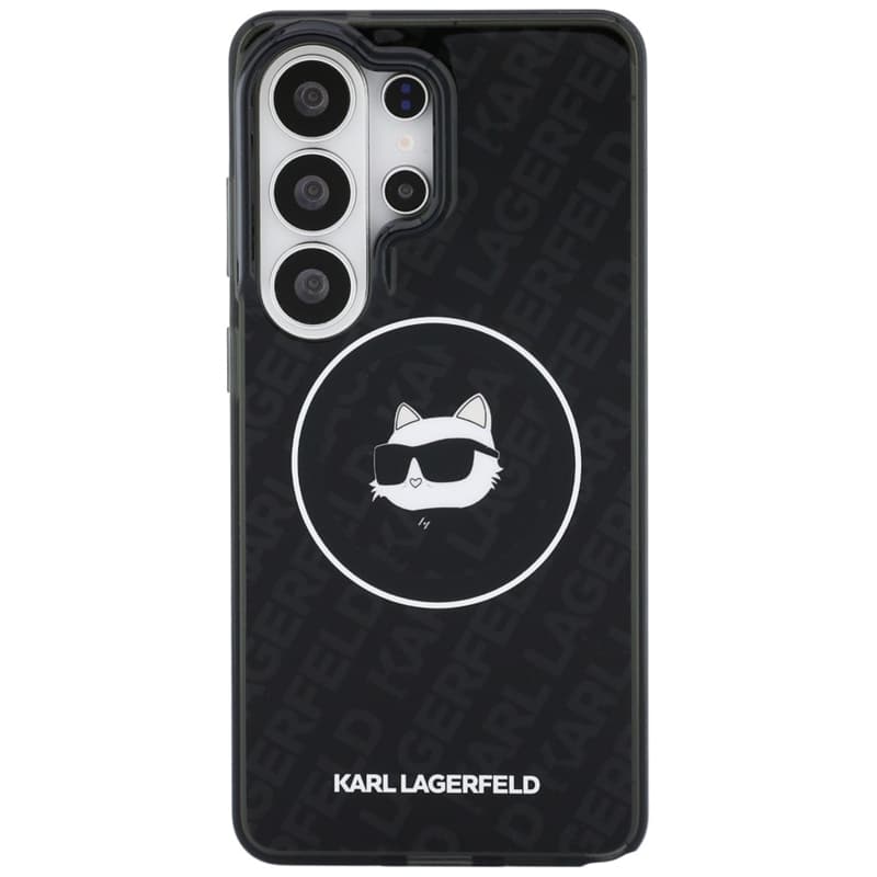 Karl Lagerfeld IML Repeated Choupette MagSafe - Samsung Galaxy S26 Ultra Case (Black) 3