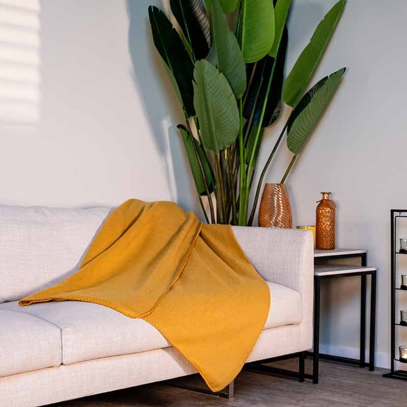 Fleece blanket 170x130 (Orange) 6