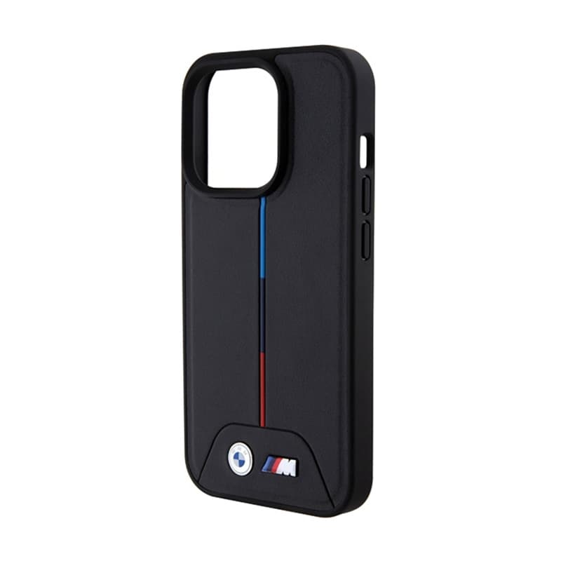 BMW Quilted Tricolor MagSafe - Case for iPhone 15 Pro Max (Black) 6