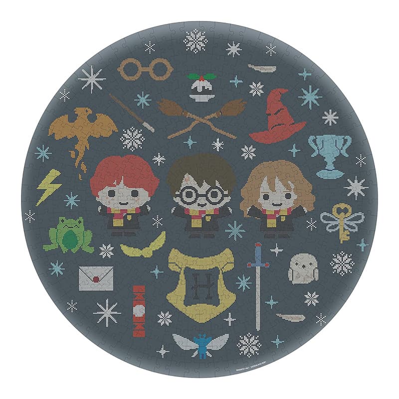Harry Potter - 500-piece puzzle in a decorative box (Christmas at Hogwarts) 3